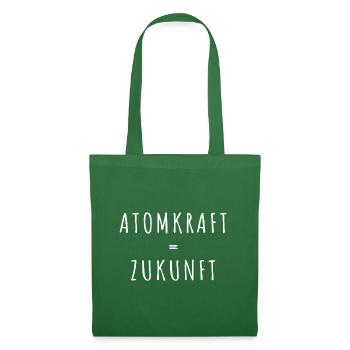 Atomkraft = Zukunft - Pro Kernenergie in Europa - Stoffbeutel - Fichte - Vorne