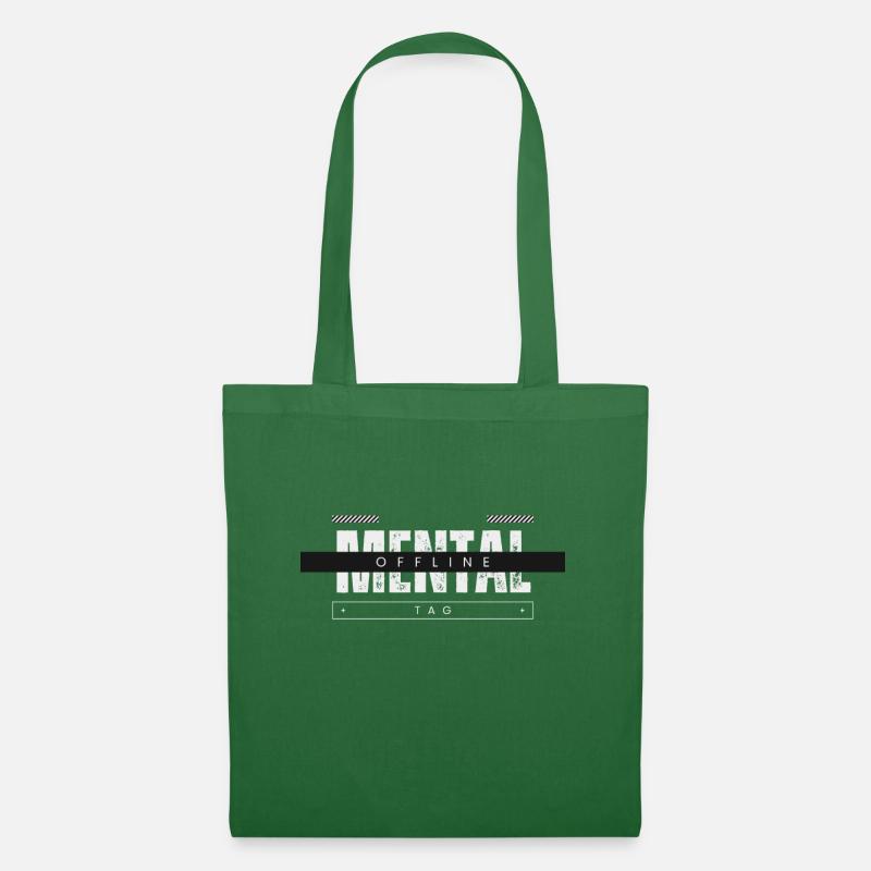 MENTAL OFFLINE TAG - Tote Bag - evergreen