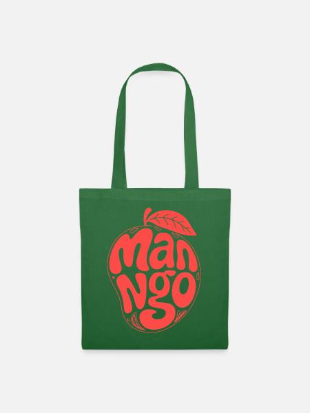 Groovy Mango Fruit Typografie - Stoffbeutel - Fichte