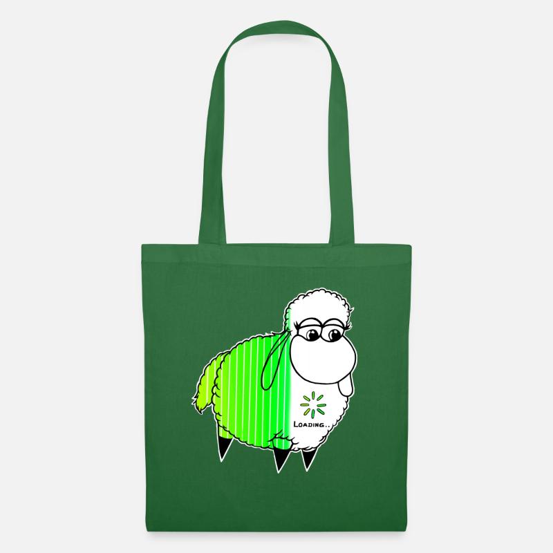 Wolly Sheepling Loading Beam Sheep Gaming - Tote Bag - evergreen
