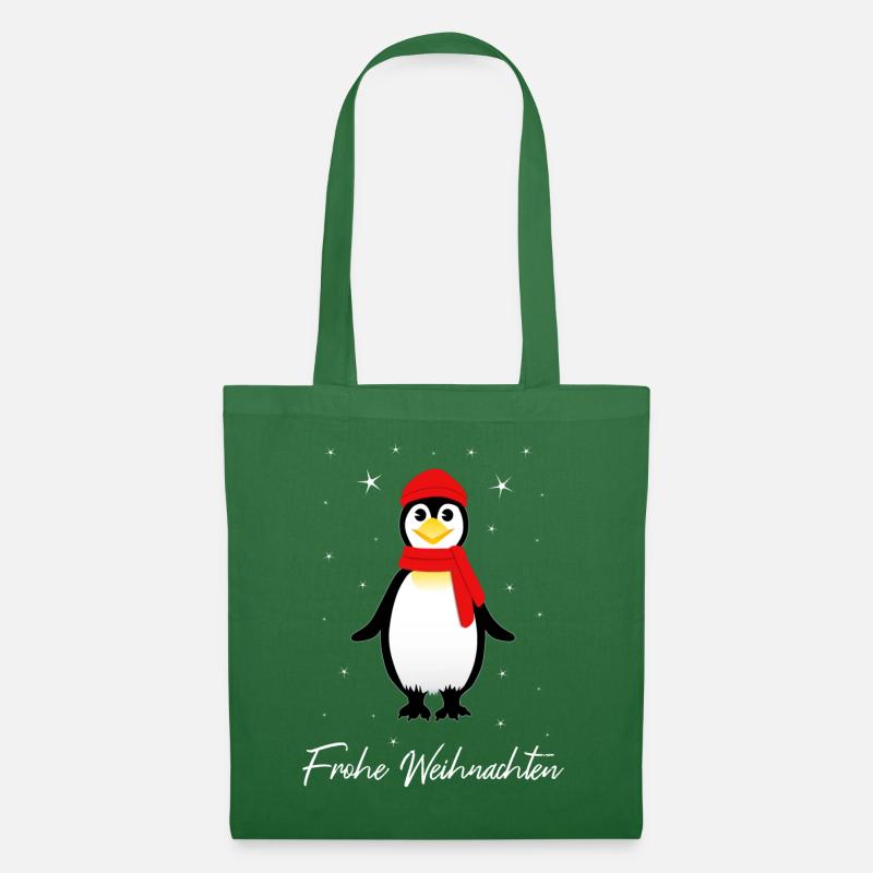 Frohe Weihnachten - Stoffbeutel - Fichte