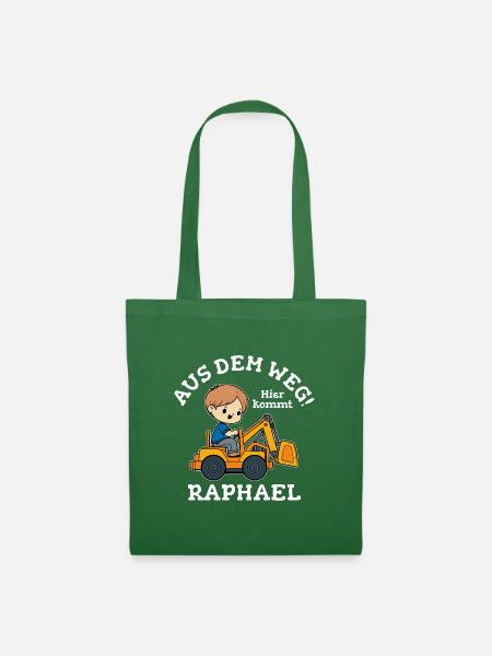 Raphael Vorname Bagger - Stoffbeutel - Fichte