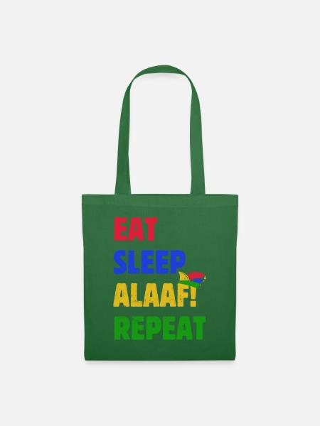 Eat Sleep Alaaf Repeat - Karneval - Spruch - Stoffbeutel - Fichte
