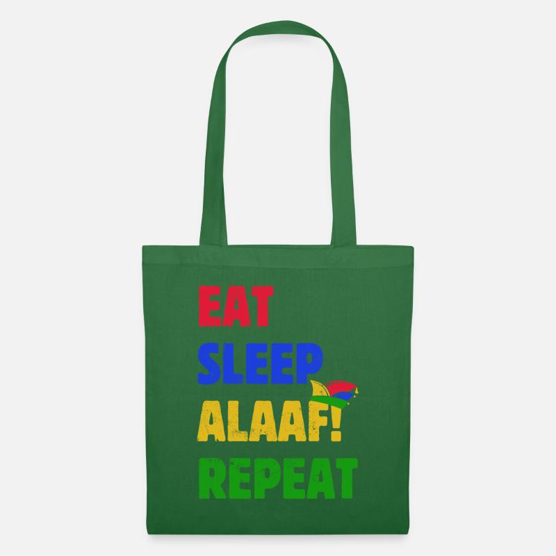 Eat Sleep Alaaf Repeat - Karneval - Spruch - Stoffbeutel - Fichte