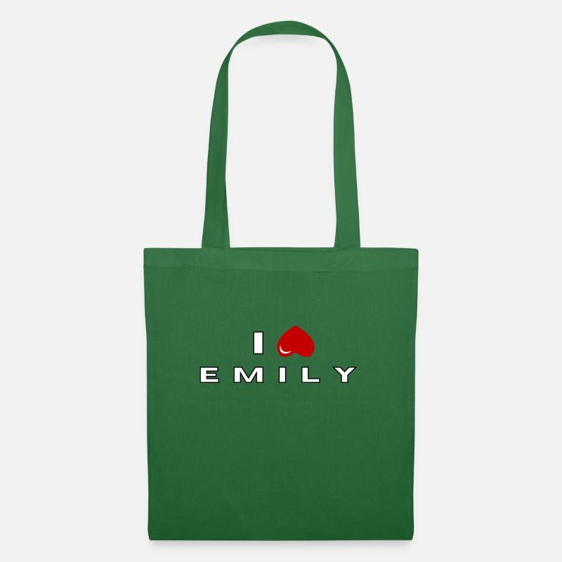 I hate Emily - Tote Bag - evergreen