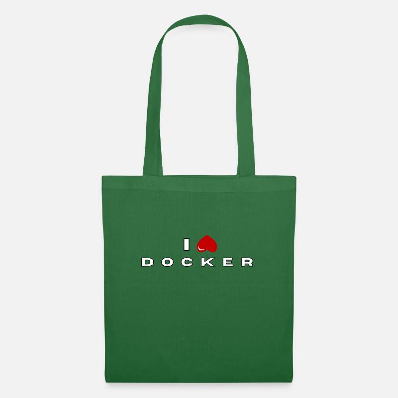 I hate Docker - Tote Bag - evergreen