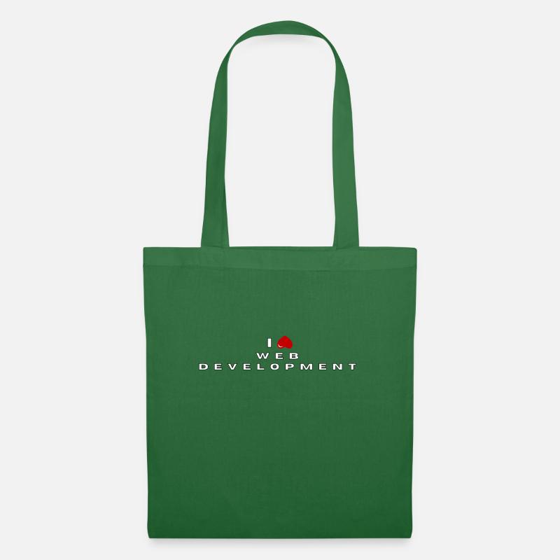 I hate Web development - Tote Bag - evergreen