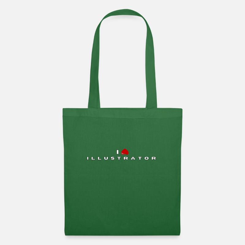 I hate Illustrator - Tote Bag - evergreen