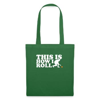 Bol à gazon - Sac en tissu - vert sapin - Devant