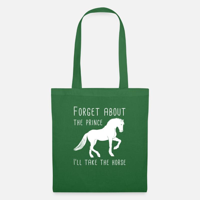 Ich liebe mein Pferd Geschenk / Design - Stoffbeutel - Fichte