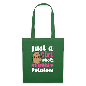 A Girl Who Loves Potatoes - Stoffbeutel - Fichte - Vorne