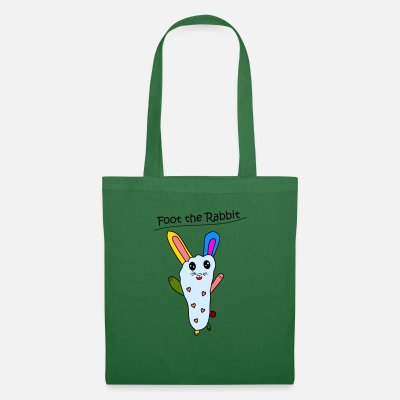 Foot the Rabbit - Stoffbeutel - Fichte