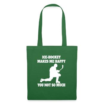 Eishockey Geschenk Eishockeyteam Wintersport - Stoffbeutel - Fichte - Vorne