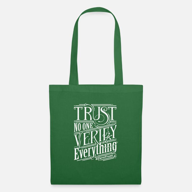 Zero Trust | Trust no one, verify everything - Stoffbeutel - Fichte