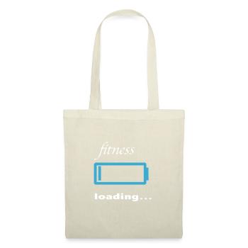 fitness loading... - Stoffbeutel - Natur - Vorne