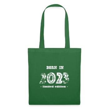 BORN IN 2023 - limited edition - Stoffbeutel - Fichte - Vorne