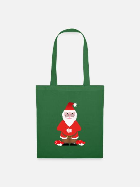 Weihnachtsmann - Stoffbeutel - Fichte