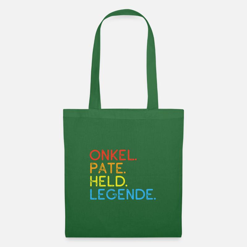 Bester Onkel - Pate - Held - Legende - Spruch - Stoffbeutel - Fichte