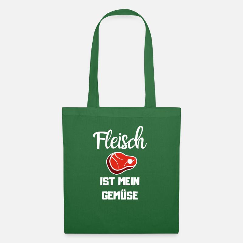 Fleisch ist mein Gemüse! - Stoffbeutel - Fichte