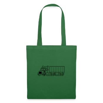 Camions / Camions - Sac en tissu - vert sapin - Devant