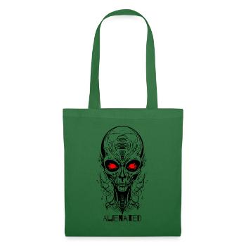 Alienated Alien Face - Tote Bag - evergreen - Front