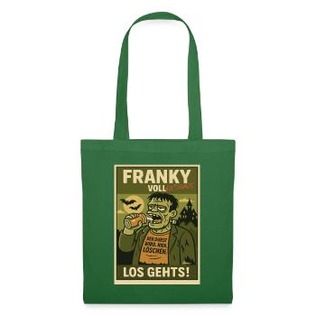 Franky – Der Durst wird gelöscht! - Stoffbeutel - Fichte - Vorne