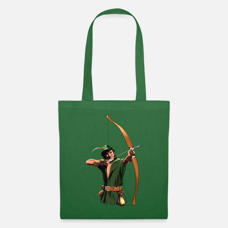 Robin Hood - Pfeil und Bogen - Geschenk - Stoffbeutel - Fichte