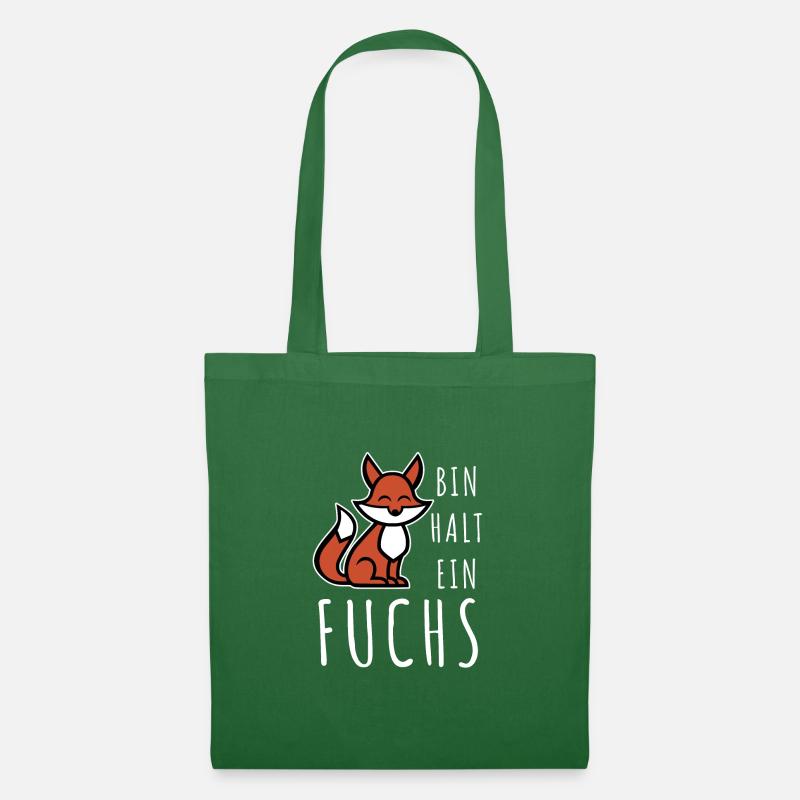 Bin halt ein Fuchs - schlau und clever - Stoffbeutel - Fichte