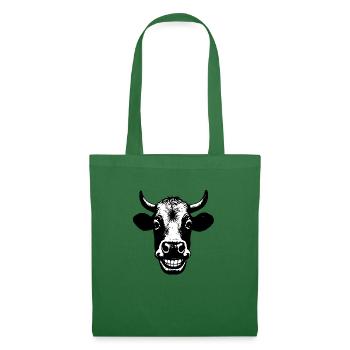 Grinning Cow - Tote Bag - evergreen - Front