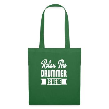 Relax The Drummer Is Here - Stoffbeutel - Fichte - Vorne