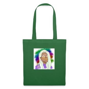 Hippiegirl - Sac en tissu - vert sapin - Devant