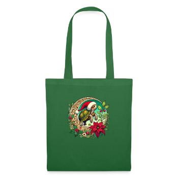 Christmas Turtle - Tote Bag - evergreen - Front