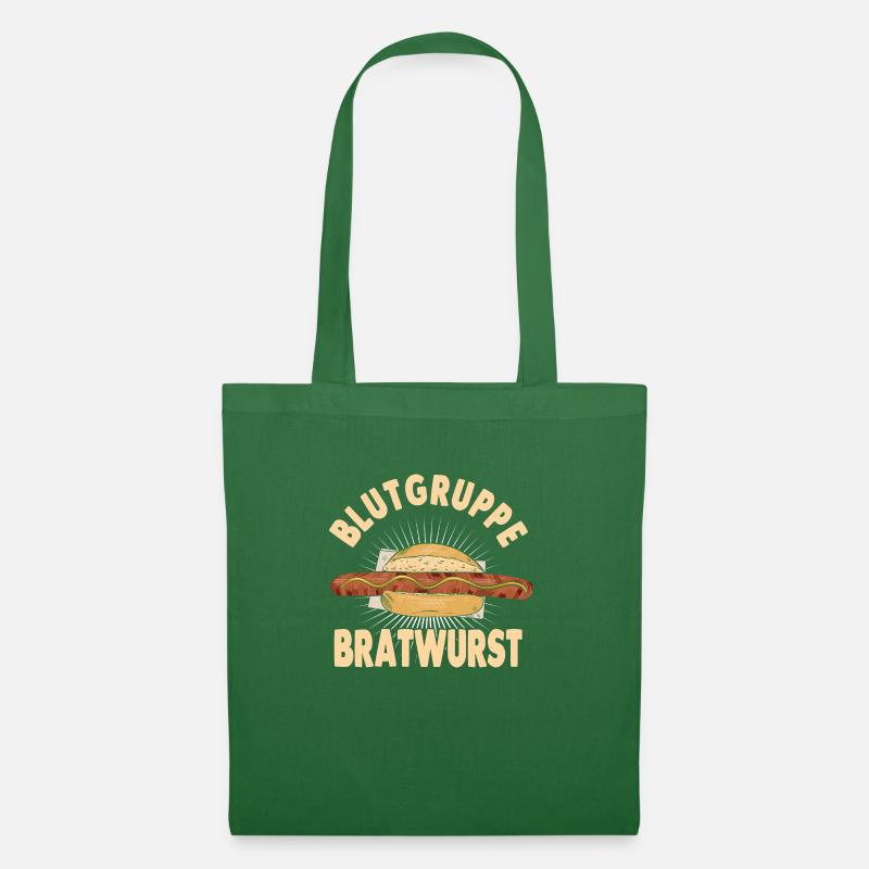 Blutgruppe Bratwurst - Stoffbeutel - Fichte