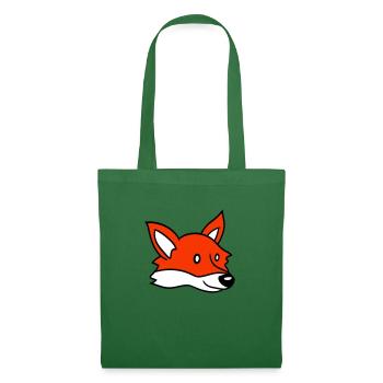 Fox Red Fox Wild Animal Clever Forest Inhabitants - Tote Bag - evergreen - Front