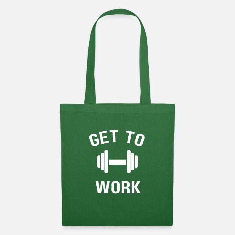 Get to work - Tote Bag - evergreen