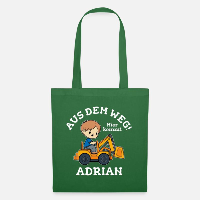Adrian Vorname Bagger - Stoffbeutel - Fichte