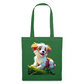 Happy dog - Tote Bag - evergreen - Front