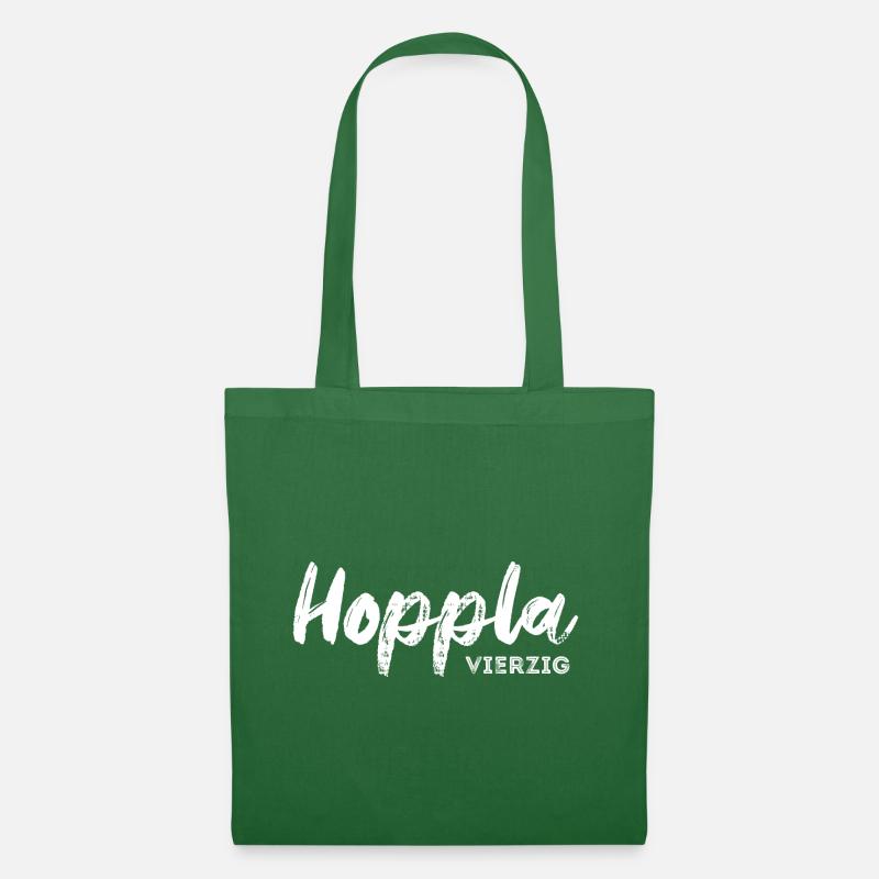 Hoppla vierzig - 40. Geburtstag Happy Birthday - Stoffbeutel - Fichte