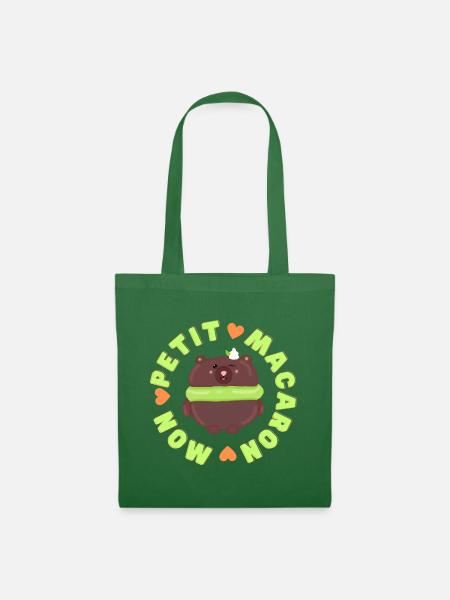 mon petit macaron bear - Tote Bag - evergreen