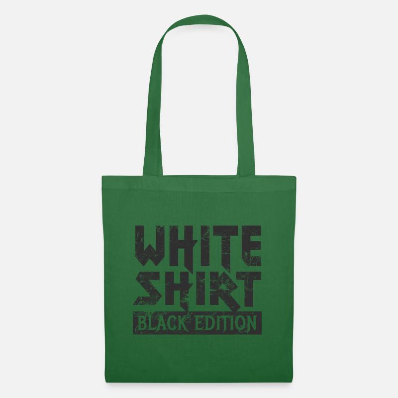 WHITE SHIRT - Black Edition - Stoffbeutel - Fichte
