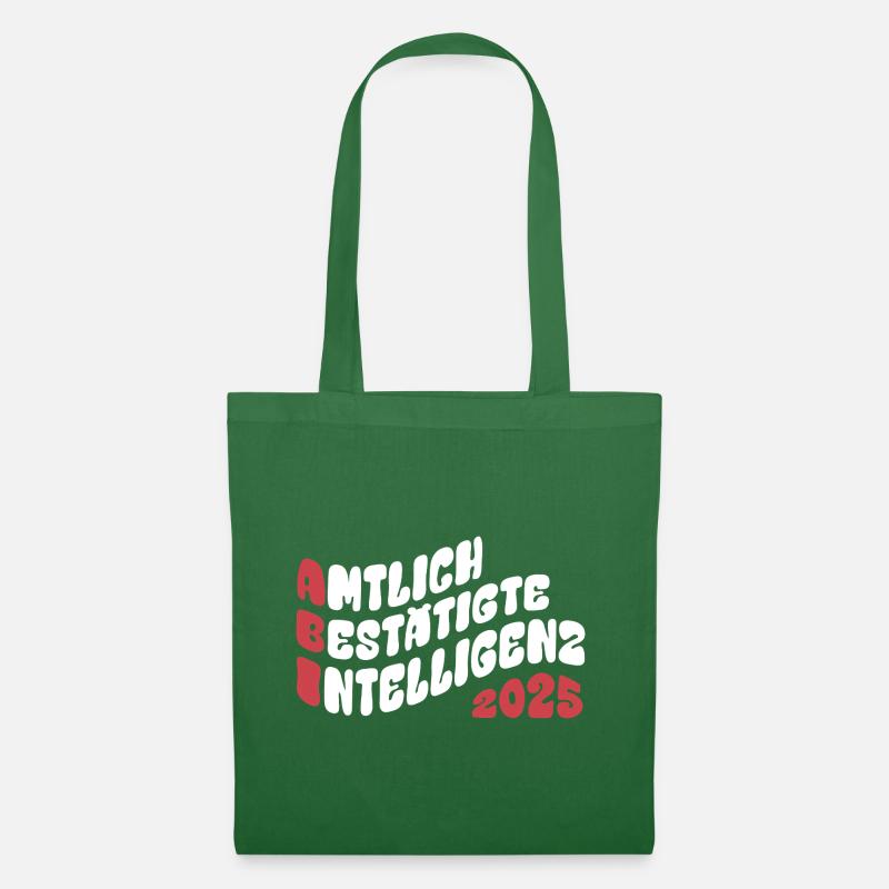 Amtlich bestätigte Intelligenz - Abi 2025 - Stoffbeutel - Fichte
