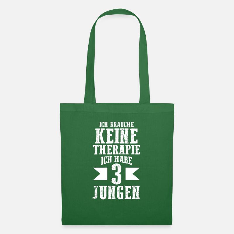 Papa 3 Söhne Papas Geschenk - Stoffbeutel - Fichte