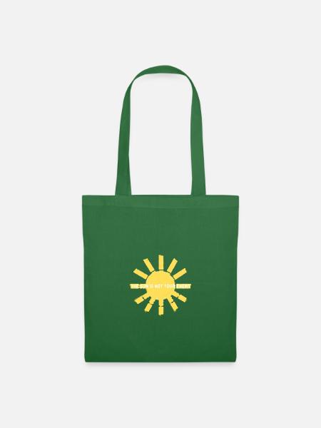 Sonne - The Sun is not your Enemy - Sonnenschein - Stoffbeutel - Fichte