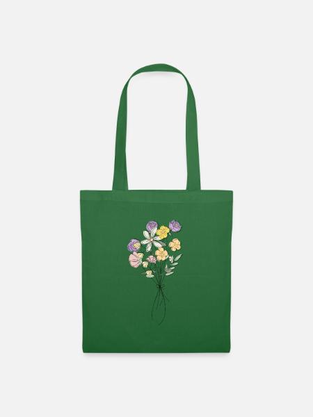 Spring Bouquet - Stoffbeutel - Fichte