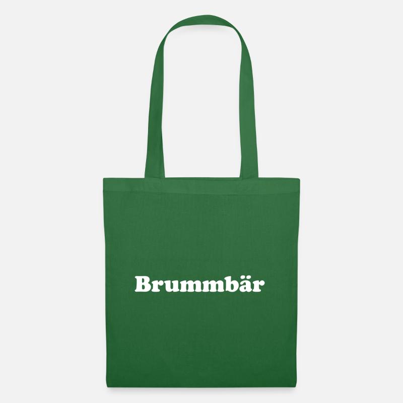 Brummbär - weiß - Stoffbeutel - Fichte