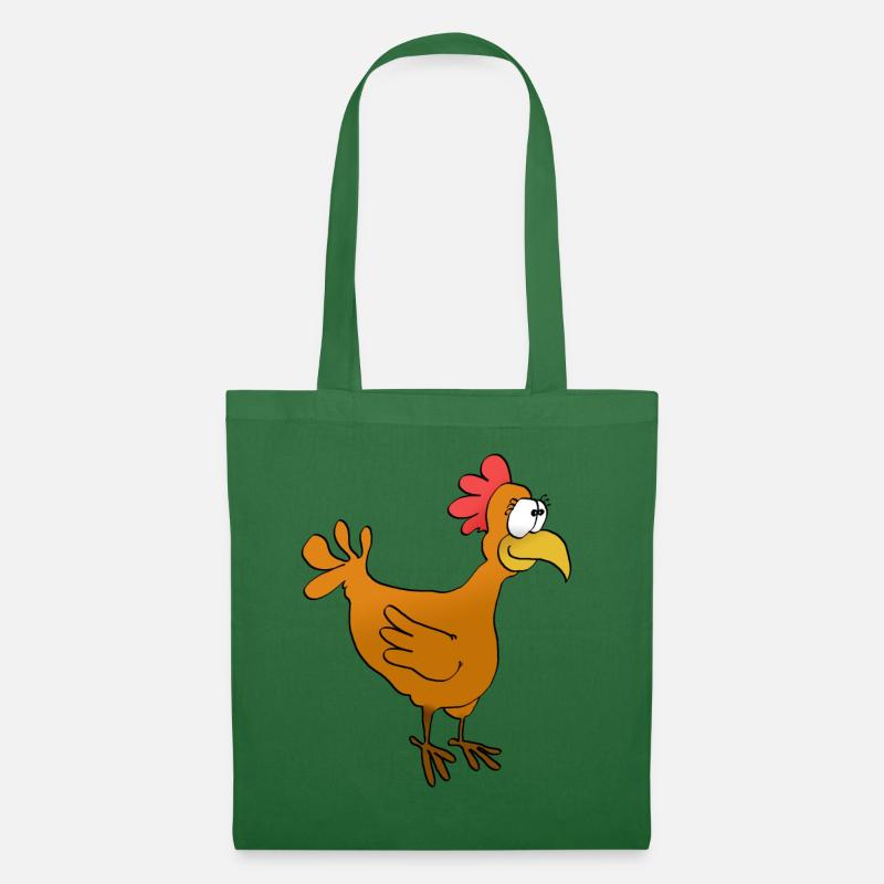 huhn - Stoffbeutel - Fichte