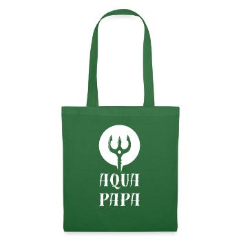 Aqua Papa - Super-héros du quotidien mon Père - Sac en tissu - vert sapin - Devant