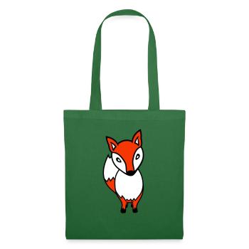 Fox Red Fox Wild Animal Clever Forest Inhabitants - Tote Bag - evergreen - Front