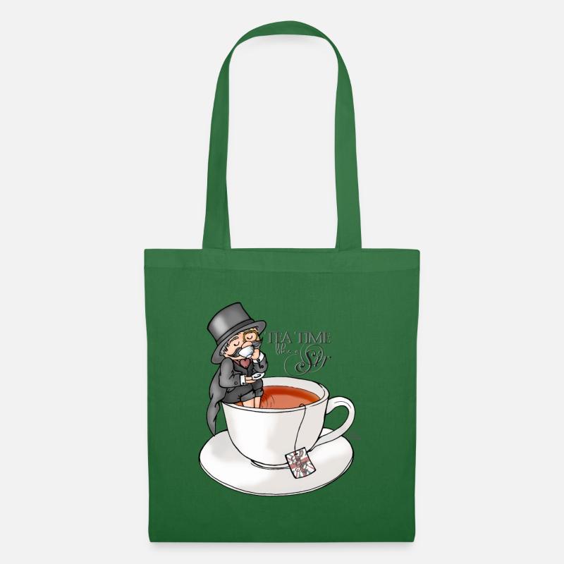 tea time like a Sir with Earl Grey - Stoffbeutel - Fichte