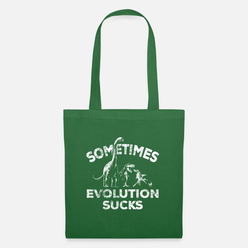 Sometimes Evolution sucks - Dinosaurier - Huhn - Stoffbeutel - Fichte